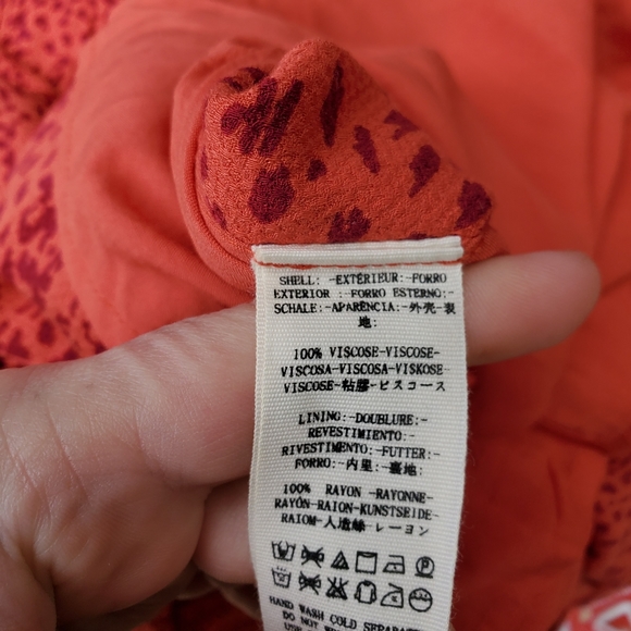 Free People Leopard Midi Button Side Dress - Picture 13 of 14